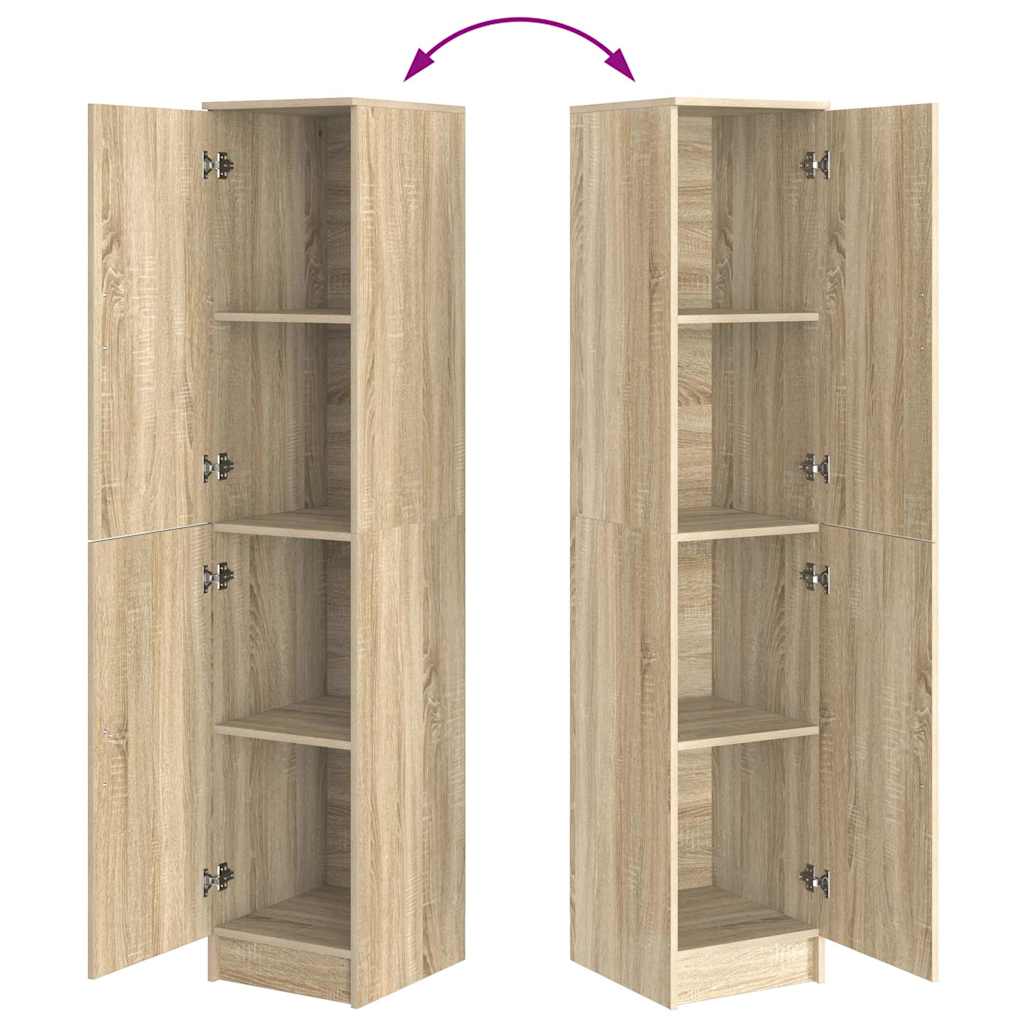 Hoge kast Sonoma Eiken 35 x 39 x 168 cm