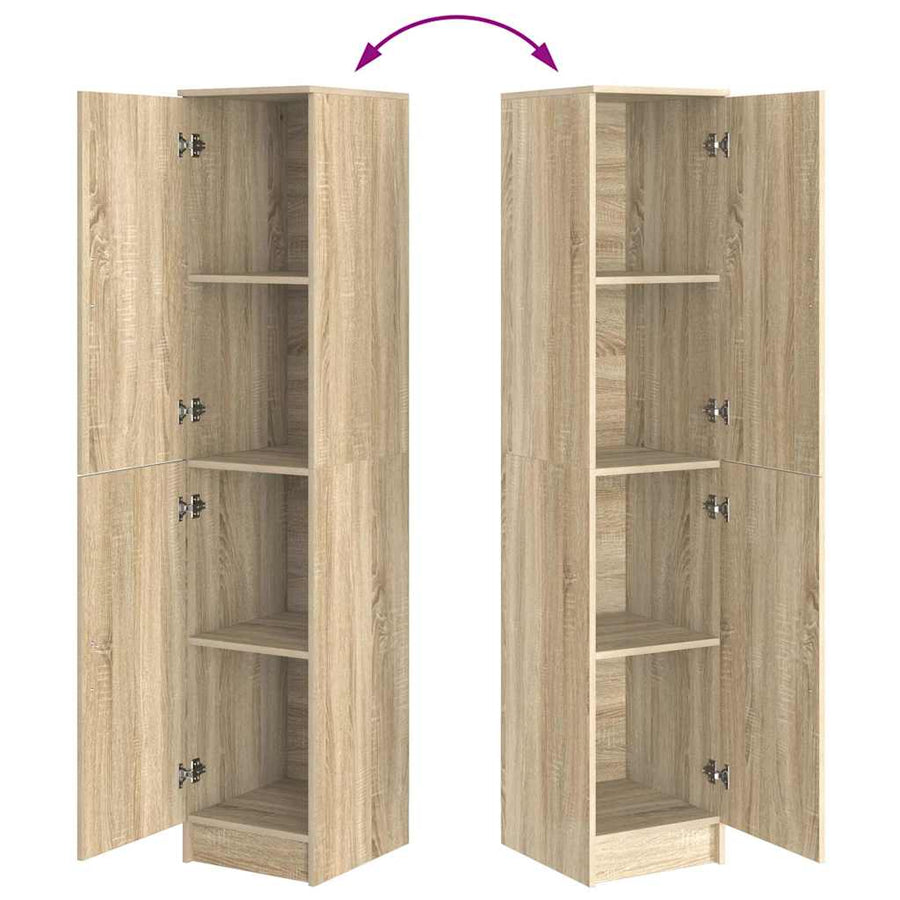 Hoge kast Sonoma Eiken 35 x 39 x 168 cm