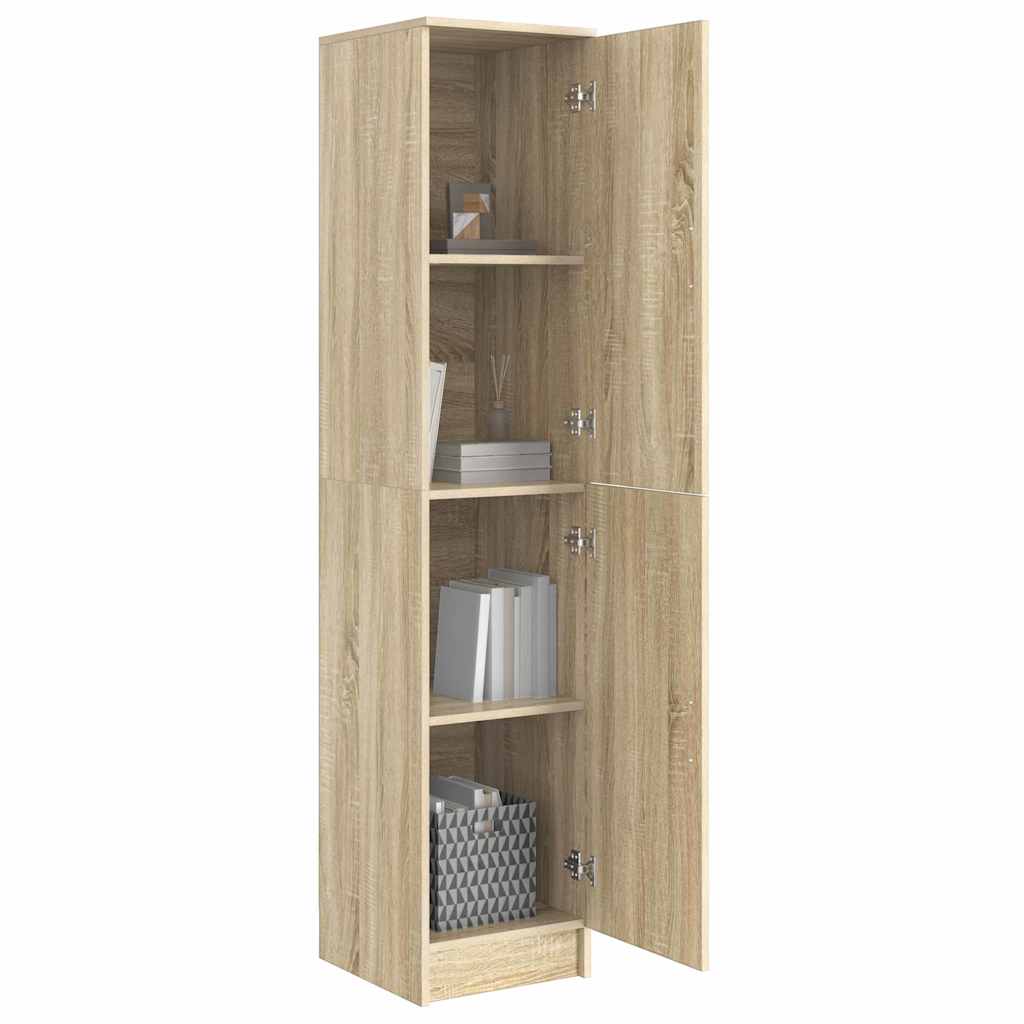 Hoge kast Sonoma Eiken 35 x 39 x 168 cm