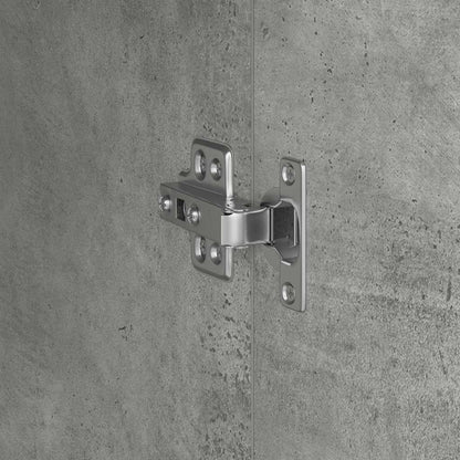 Hoge kast Beton Grijs 35 x 39 x 168 cm