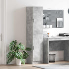 Hoge kast 35x39x168 cm beton grijs