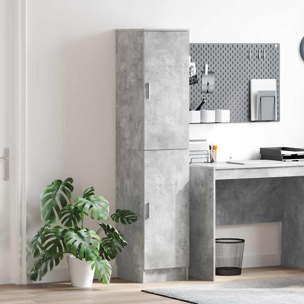 Hoge kast Beton Grijs 35 x 39 x 168 cm
