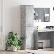 Hoge kast 35x39x168 cm beton grijs