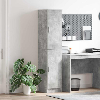 Hoge kast Beton Grijs 35 x 39 x 168 cm