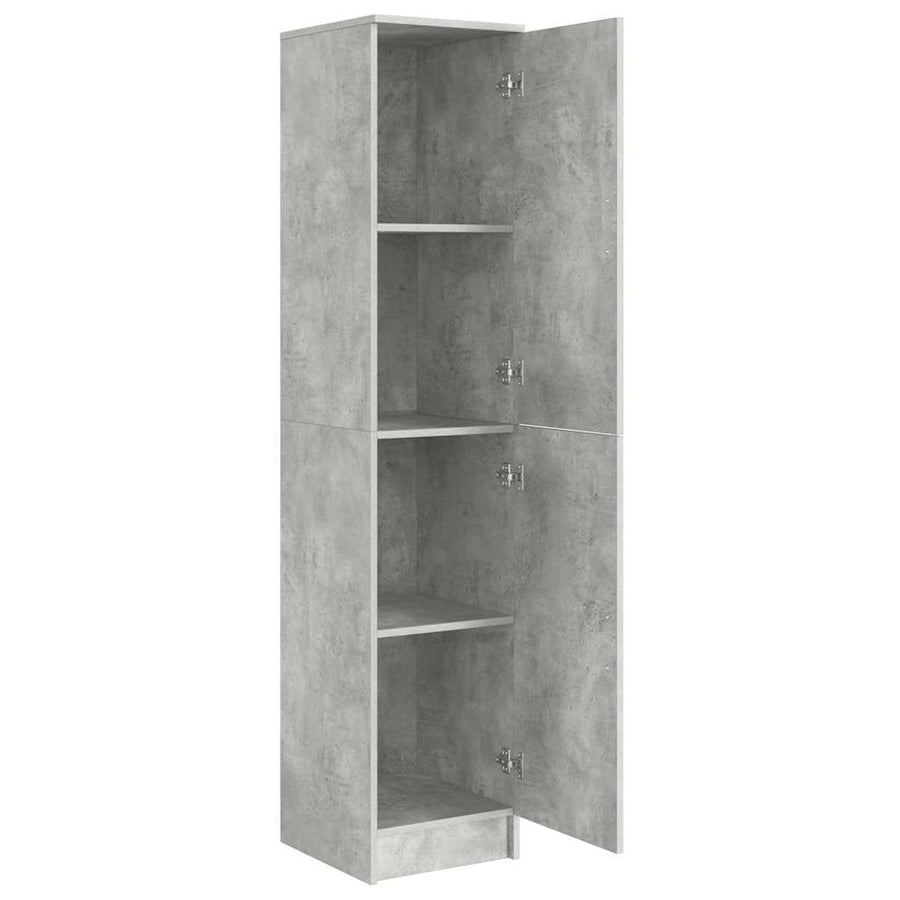 Hoge kast Beton Grijs 35 x 39 x 168 cm