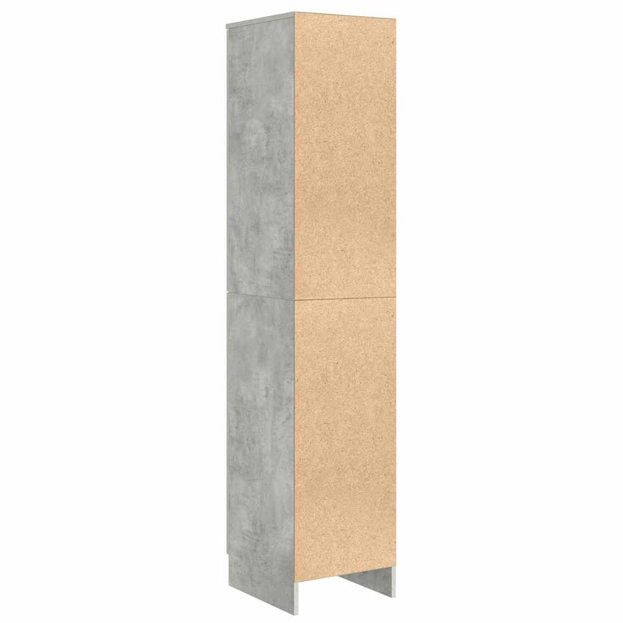 Hoge kast Beton Grijs 35 x 39 x 168 cm