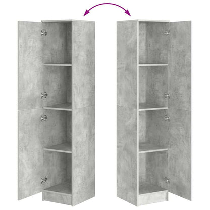 Hoge kast Beton Grijs 35 x 39 x 168 cm