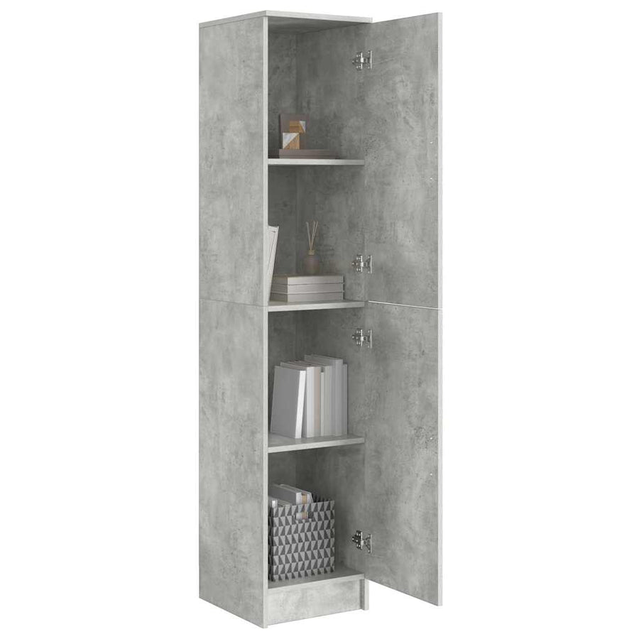 Hoge kast Beton Grijs 35 x 39 x 168 cm