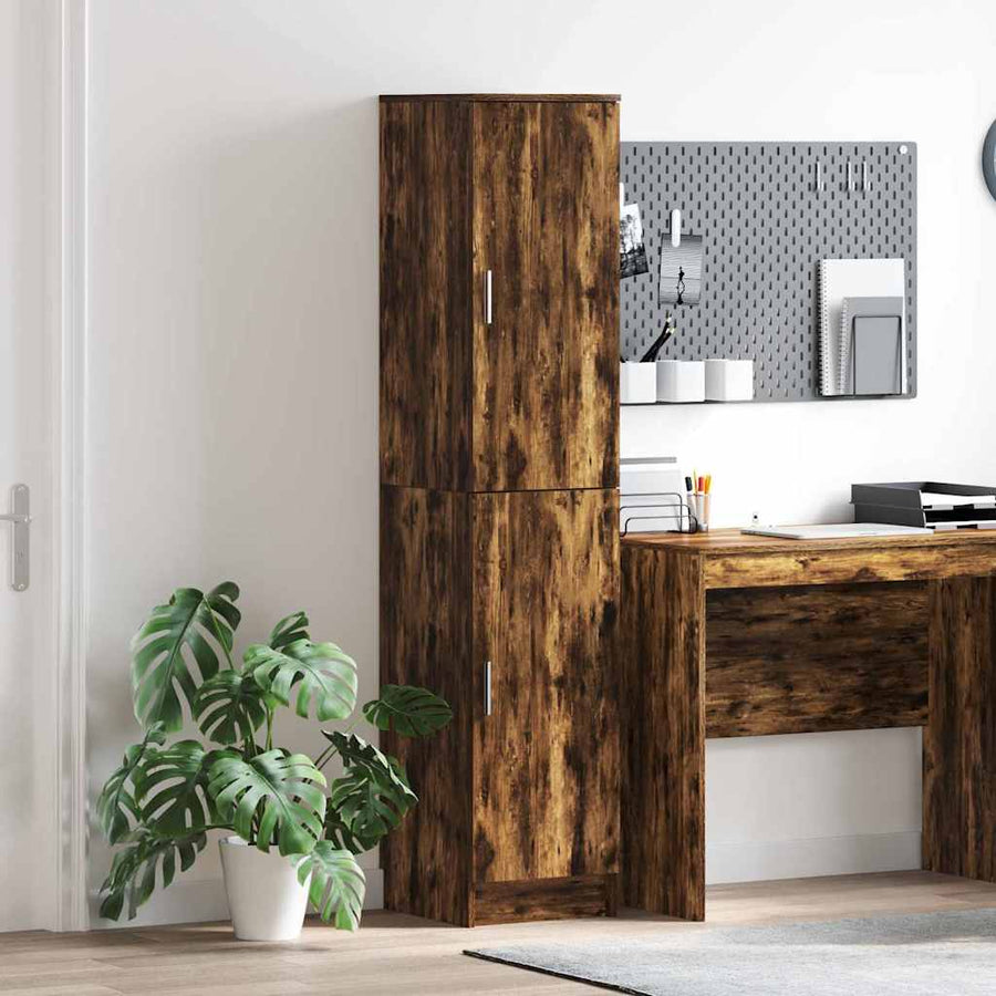 Hoge kast Gerookt eiken 35 x 39 x 168 cm