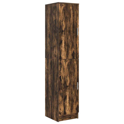 Hoge kast Gerookt eiken 35 x 39 x 168 cm