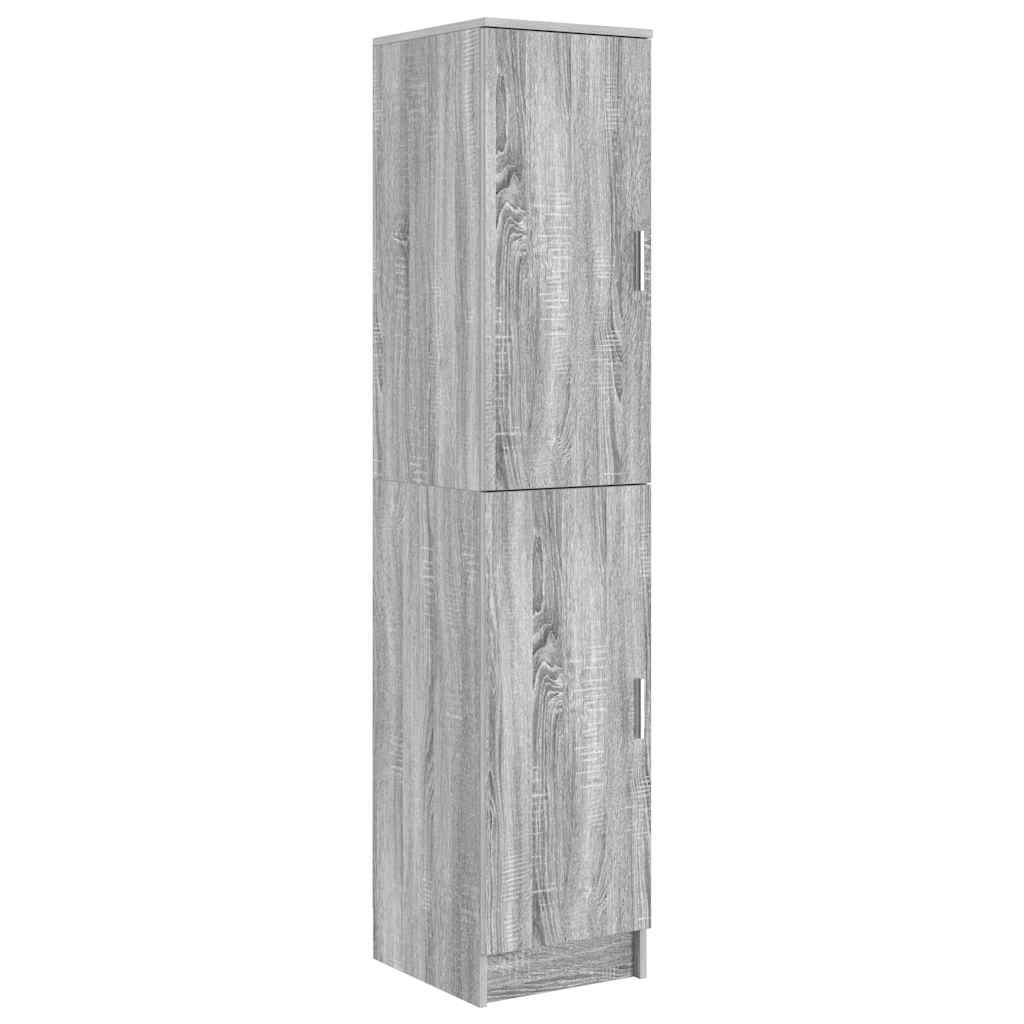 Hoge kast Grijs Sonoma 35 x 39 x 168 cm
