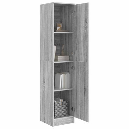 Hoge kast Grijs Sonoma 35 x 39 x 168 cm