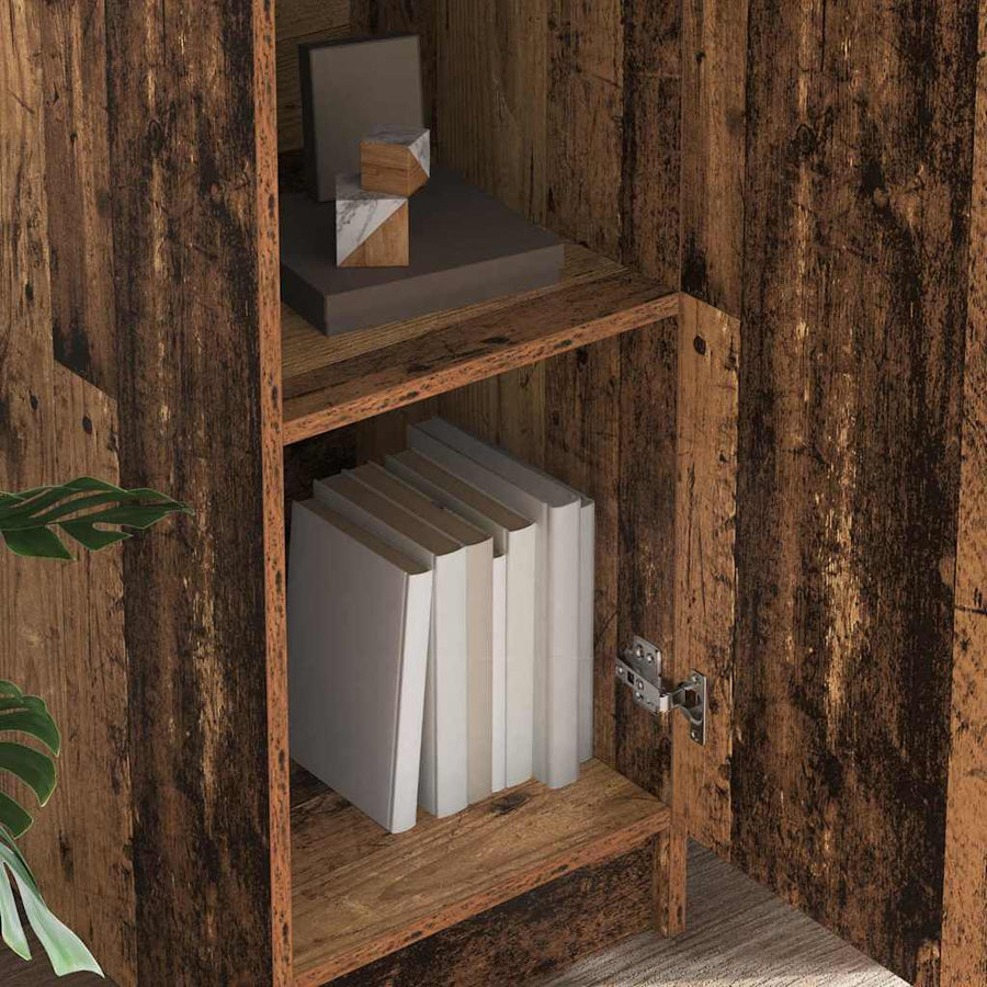 Hoge kast Oudhout 35 x 39 x 168 cm