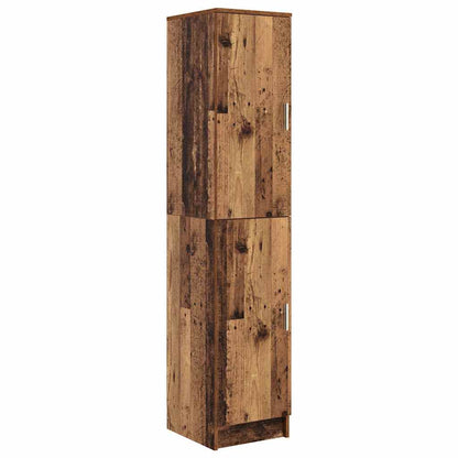 Hoge kast Oudhout 35 x 39 x 168 cm