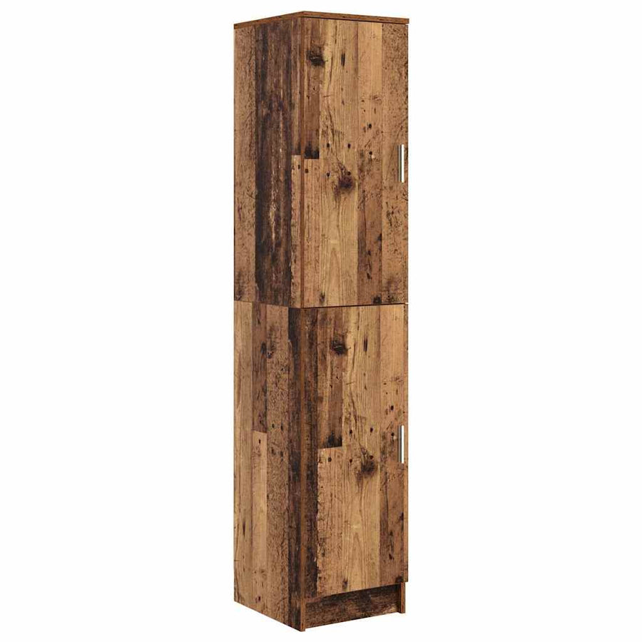 Hoge kast Oudhout 35 x 39 x 168 cm