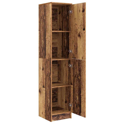 Hoge kast Oudhout 35 x 39 x 168 cm