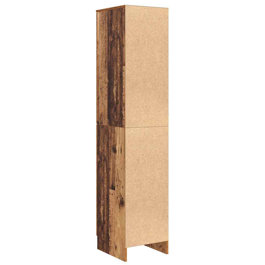 Hoge kast Oudhout 35 x 39 x 168 cm