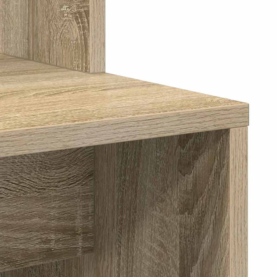 Bureau met plank Sonoma Eiken 78,5 x 37 x 154,5 cm Bewerkt hout