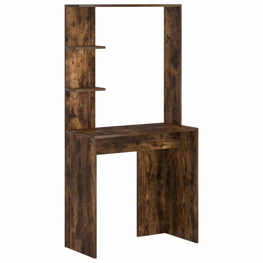 Bureau Gerookt eiken 78,5 x 37 x 154,5 cm Bewerkt hout