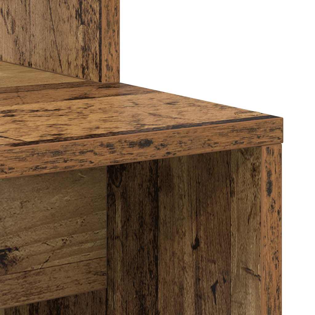 Bureau met plank Oud Hout 78,5 x 37 x 154,5 cm Bewerkt hout