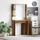 Bureau met plank 78,5x37x154,5 cm oud hout