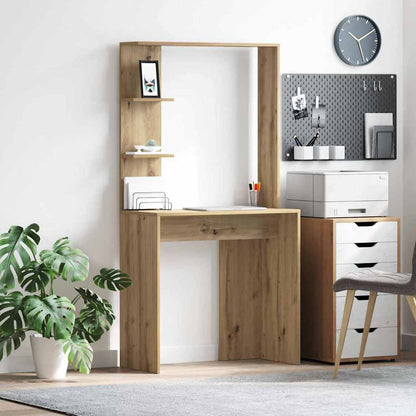 Bureau Artisan Eiken 78,5 x 37 x 154,5 cm Bewerkt hout