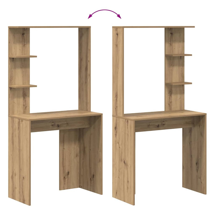 Bureau Artisan Eiken 78,5 x 37 x 154,5 cm Bewerkt hout