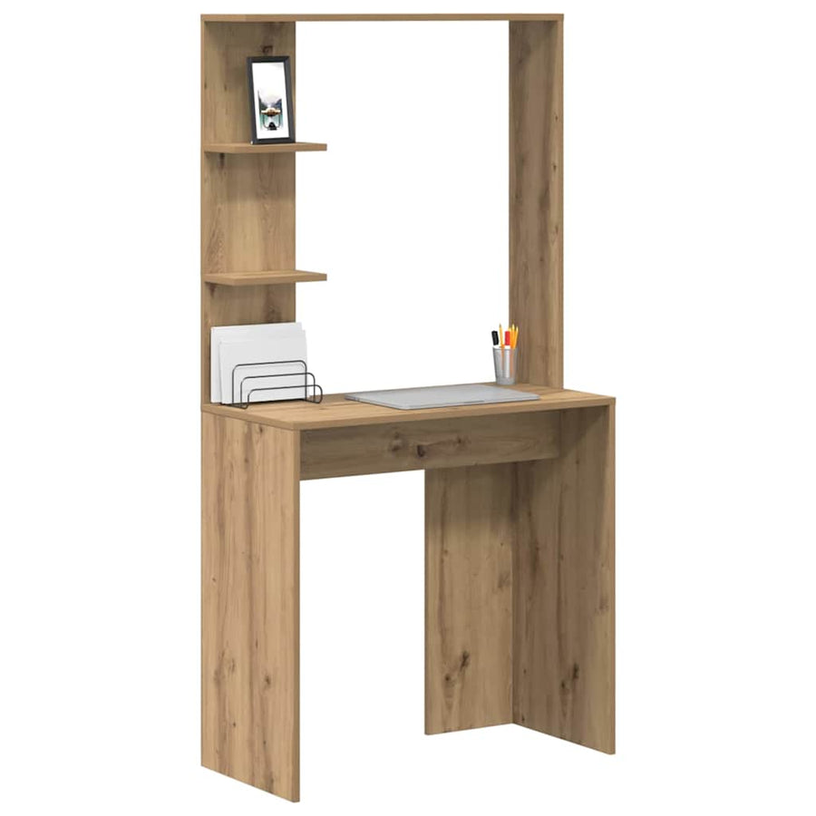 Bureau Artisan Eiken 78,5 x 37 x 154,5 cm Bewerkt hout
