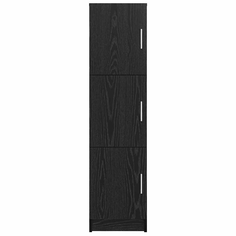 Hoge kast Zwart Eiken 31.5 x 32 x 122.5 cm