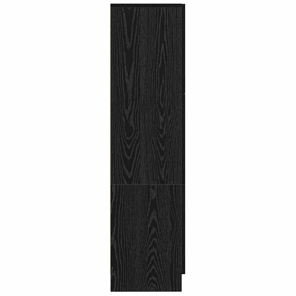 Hoge kast Zwart Eiken 31.5 x 32 x 122.5 cm