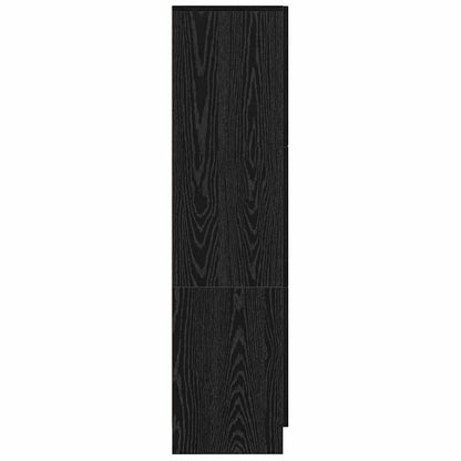 Hoge kast Zwart Eiken 31.5 x 32 x 122.5 cm