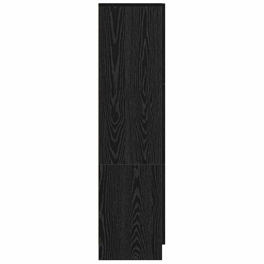 Hoge kast Zwart Eiken 31.5 x 32 x 122.5 cm