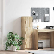 Hoge kast 31.5x32x122.5 cm sonoma eiken