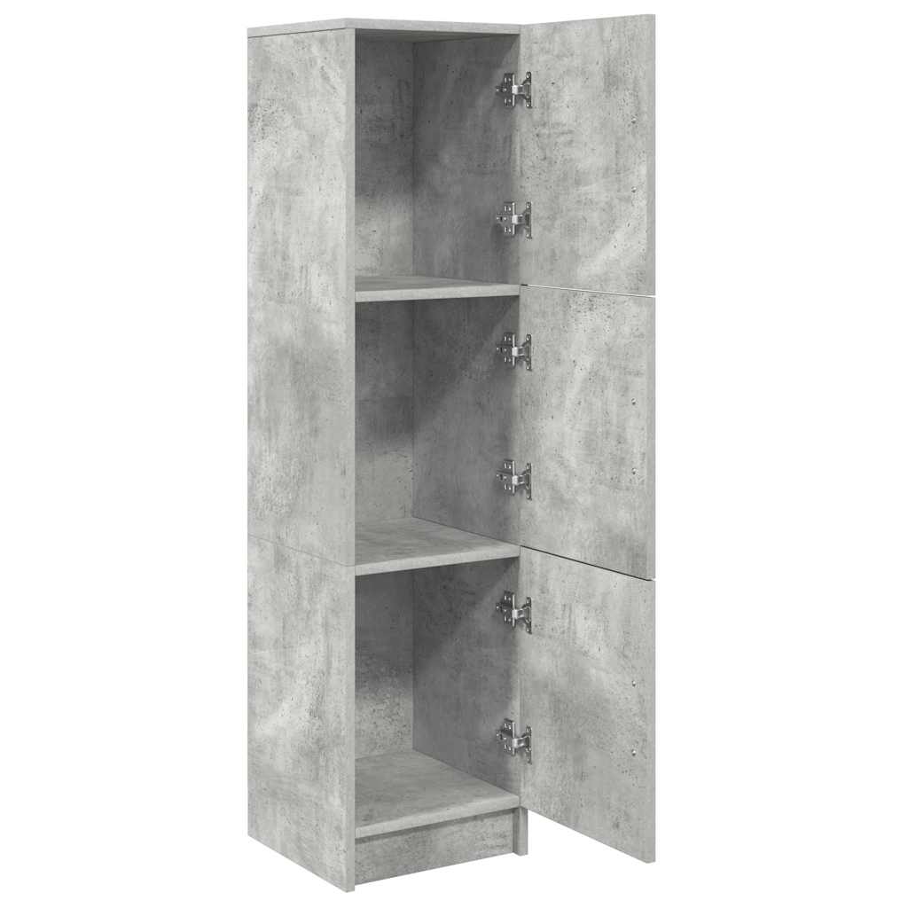 Hoge kast Beton Grijs 31.5 x 32 x 122.5 cm