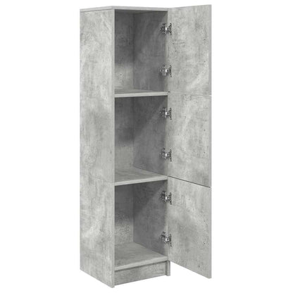 Hoge kast Beton Grijs 31.5 x 32 x 122.5 cm
