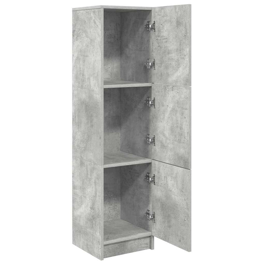 Hoge kast Beton Grijs 31.5 x 32 x 122.5 cm