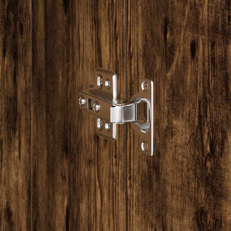 Hoge kast Gerookt eiken 31.5 x 32 x 122.5 cm