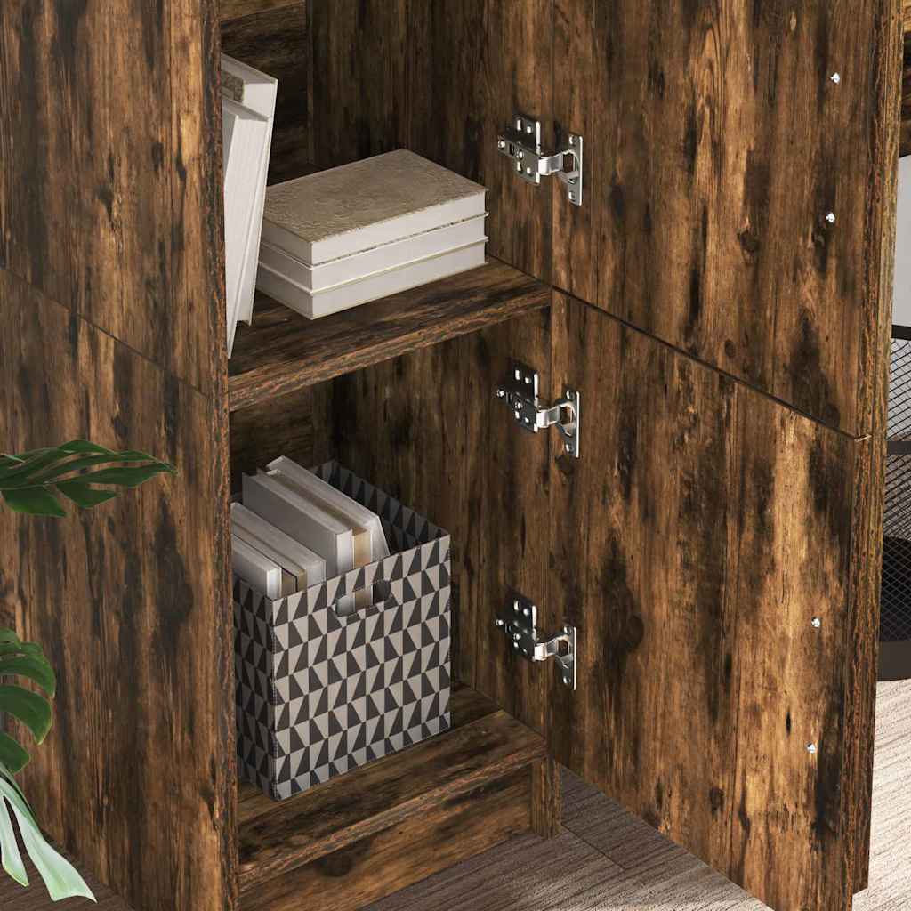 Hoge kast Gerookt eiken 31.5 x 32 x 122.5 cm