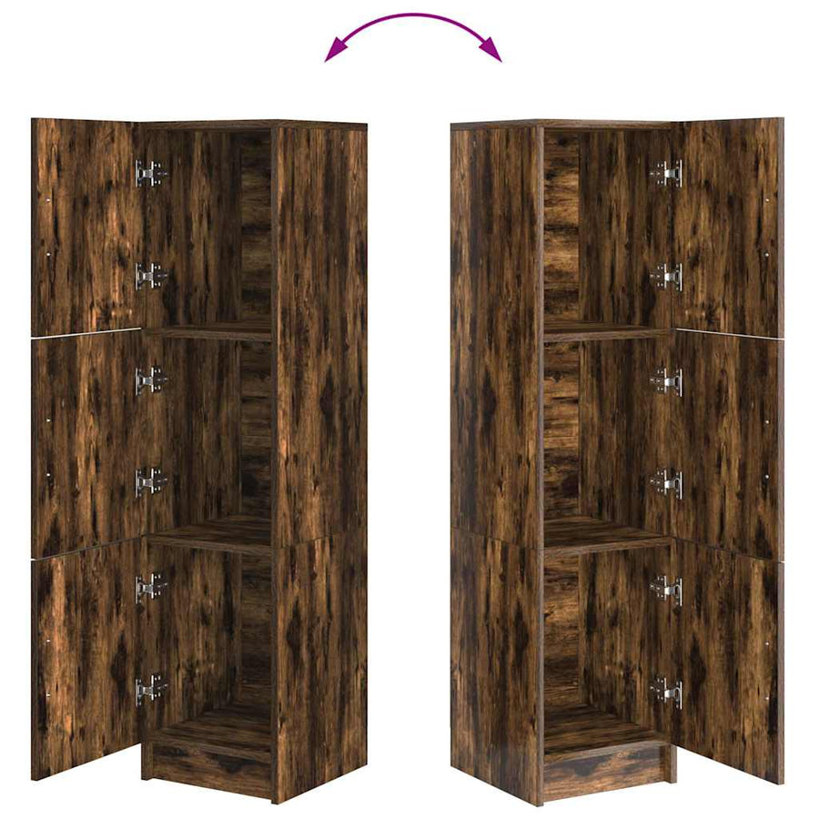 Hoge kast Gerookt eiken 31.5 x 32 x 122.5 cm
