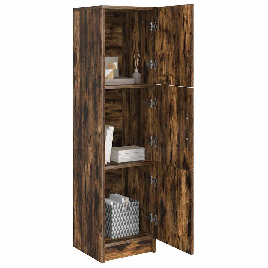 Hoge kast Gerookt eiken 31.5 x 32 x 122.5 cm