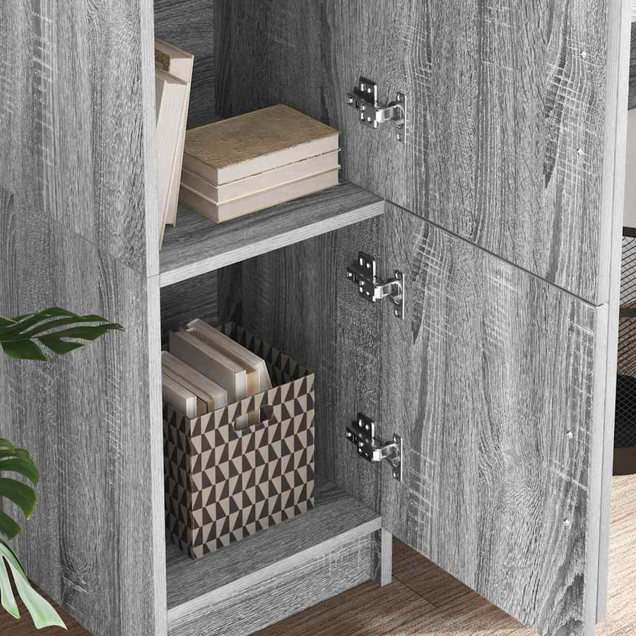 Hoge kast Grijs Sonoma 31.5 x 32 x 122.5 cm