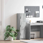Hoge kast grijs sonoma 31.5x32x122.5 cm