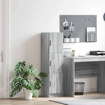 Hoge kast Grijs Sonoma 31.5 x 32 x 122.5 cm