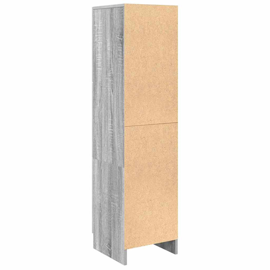 Hoge kast Grijs Sonoma 31.5 x 32 x 122.5 cm