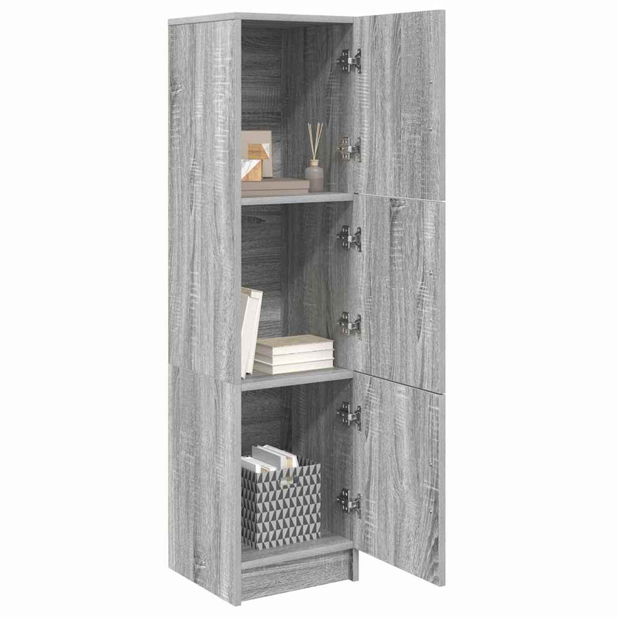 Hoge kast Grijs Sonoma 31.5 x 32 x 122.5 cm