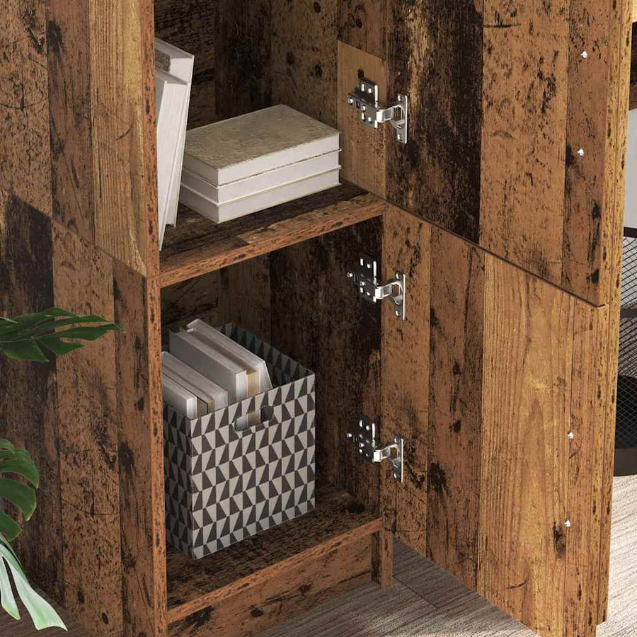 Hoge kast Oudhout 31.5 x 32 x 122.5 cm