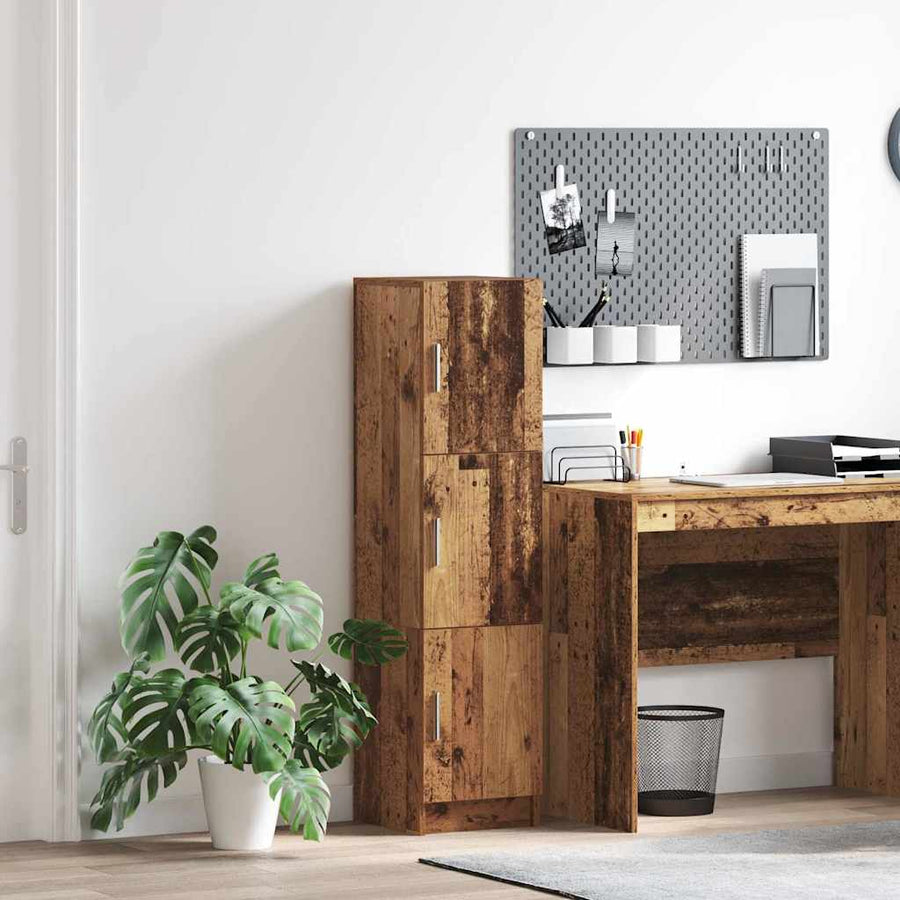 Hoge kast Oudhout 31.5 x 32 x 122.5 cm