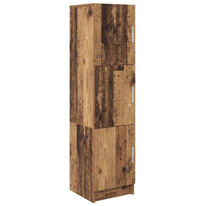 Hoge kast Oudhout 31.5 x 32 x 122.5 cm
