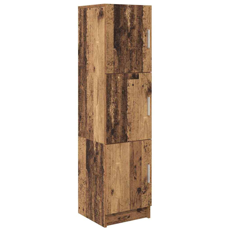 Hoge kast Oudhout 31.5 x 32 x 122.5 cm