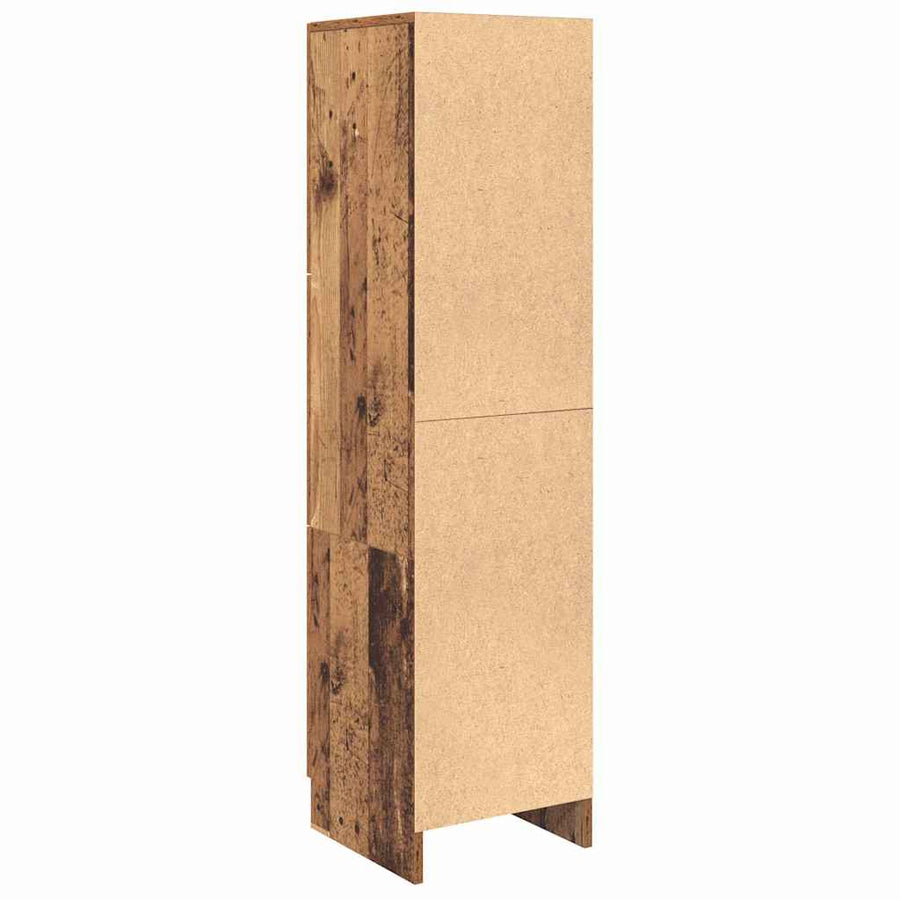 Hoge kast Oudhout 31.5 x 32 x 122.5 cm